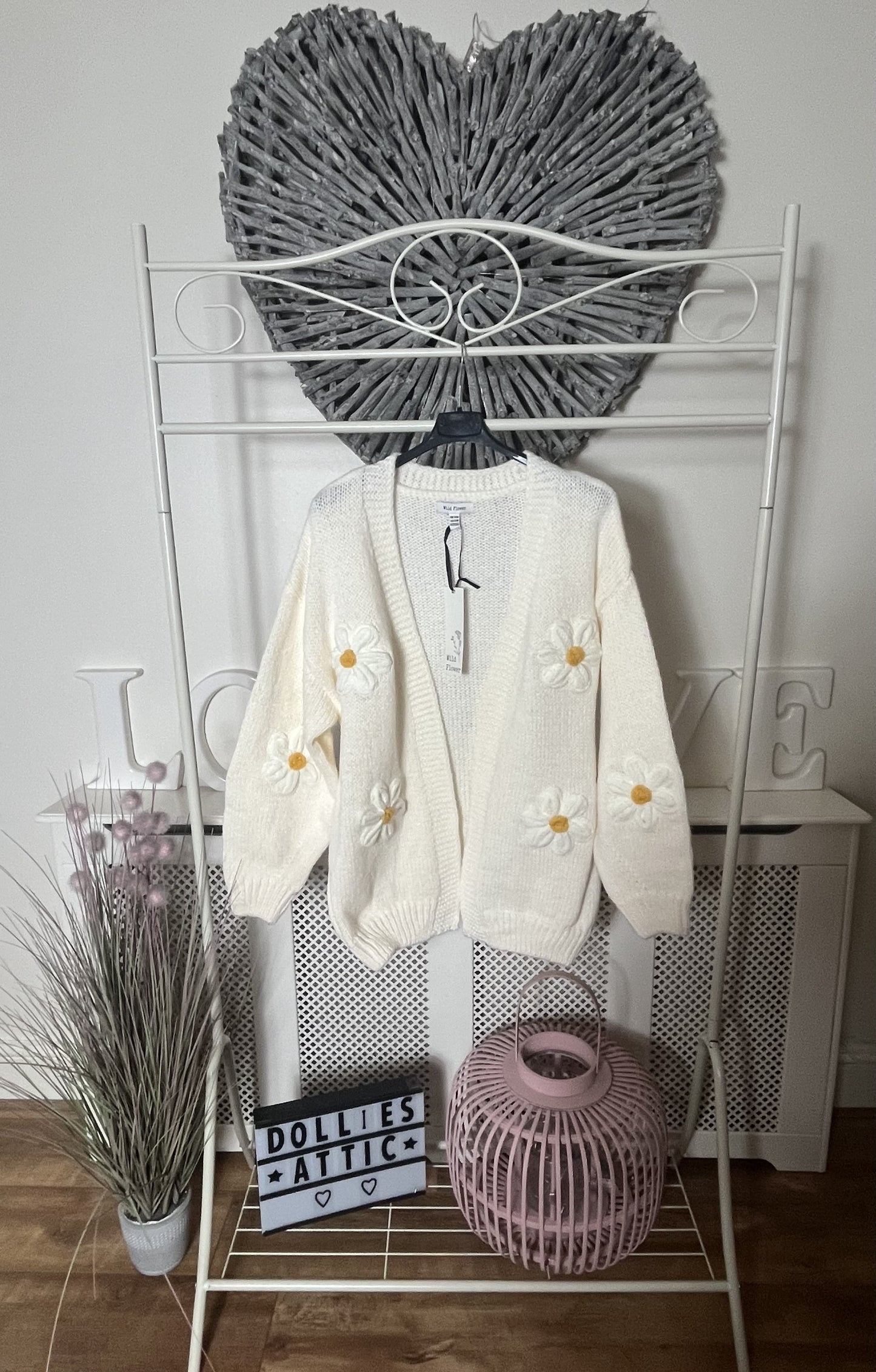 Daisy Cardigan-Ivory