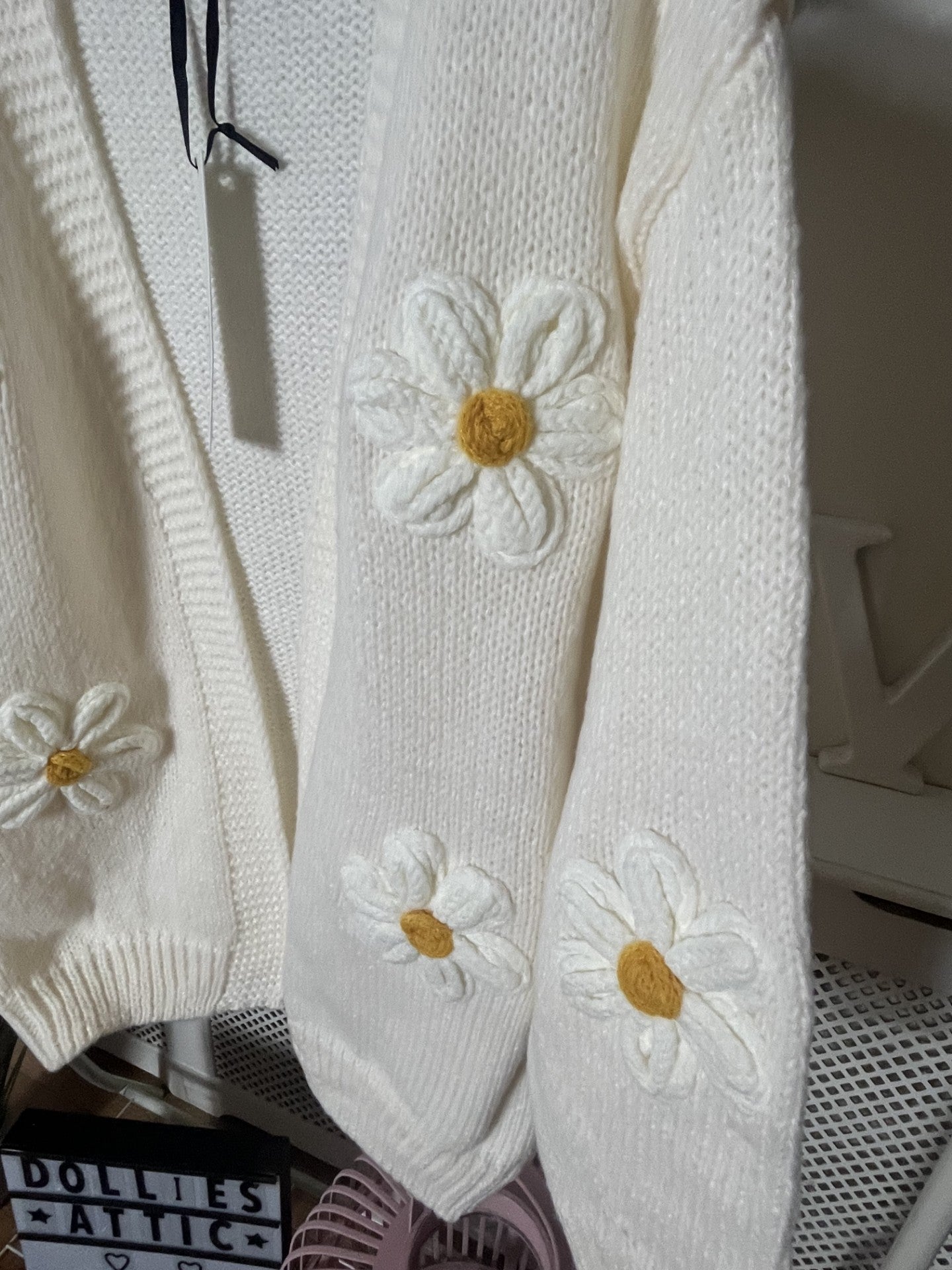 Daisy Cardigan-Ivory