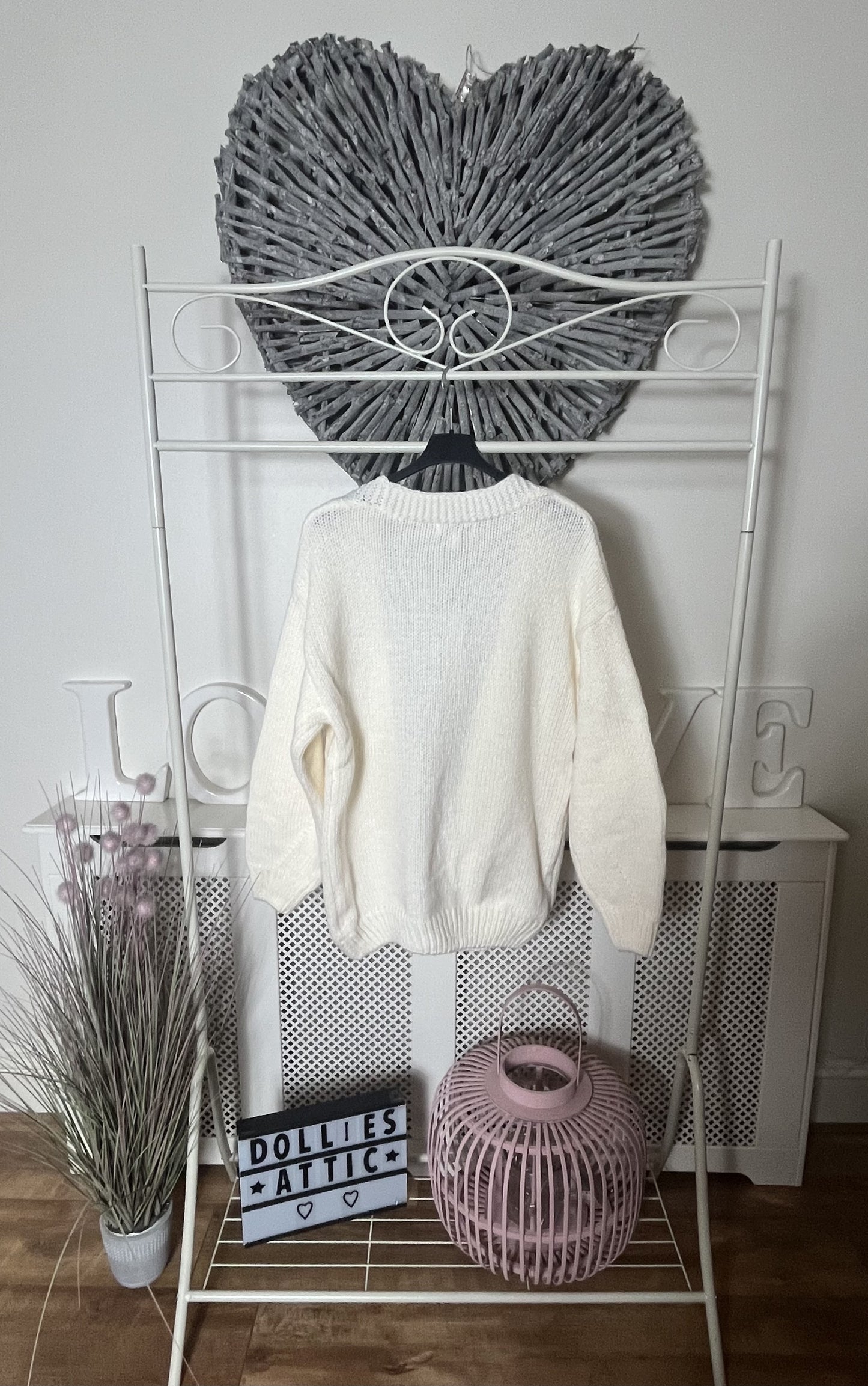 Daisy Cardigan-Ivory