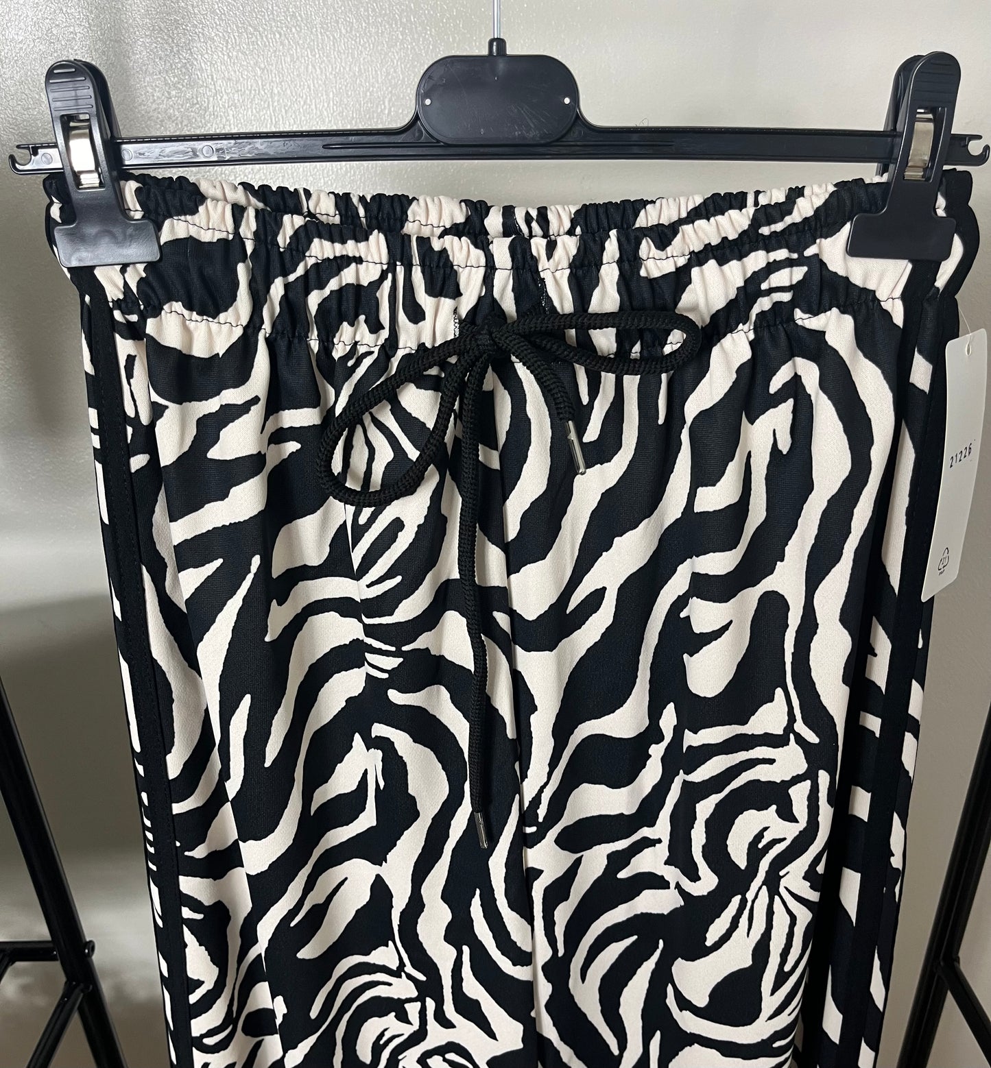 Zebra print joggers